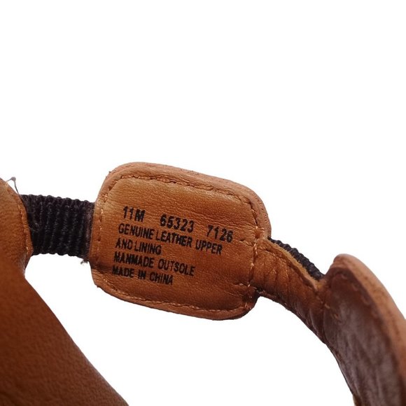 Timberland Smart Comfort System Women's Leather Thong Flat Sandals Size 11M - Picture 13 of 15